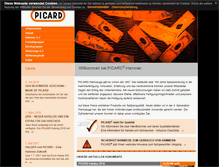 Tablet Screenshot of picard-hammer.de